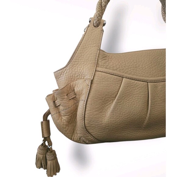 Cole Haan Brown Hobo Bag with Braided Handle MINT CONDITION - Picture 3 of 16